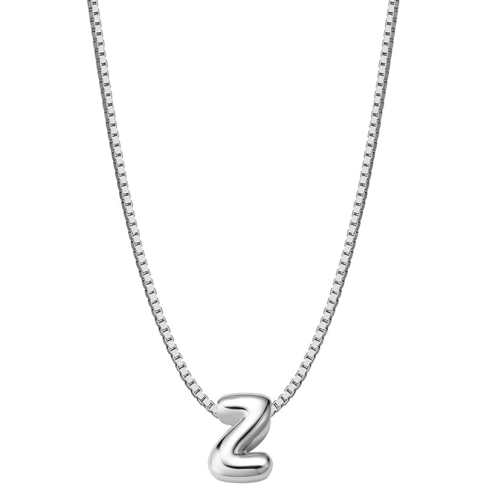 Halskette Bubble Letter Z silber
