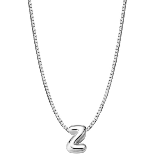 Halskette Bubble Letter Z silber