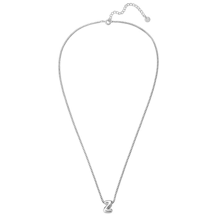 Halskette Bubble Letter Z silber