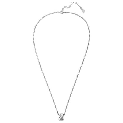 Halskette Bubble Letter Z silber