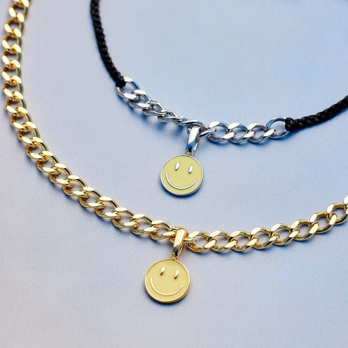 Harper Happy Face Charm