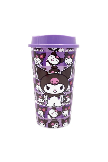 Hello Kitty Kuromi  20oz Plastic cup with lid