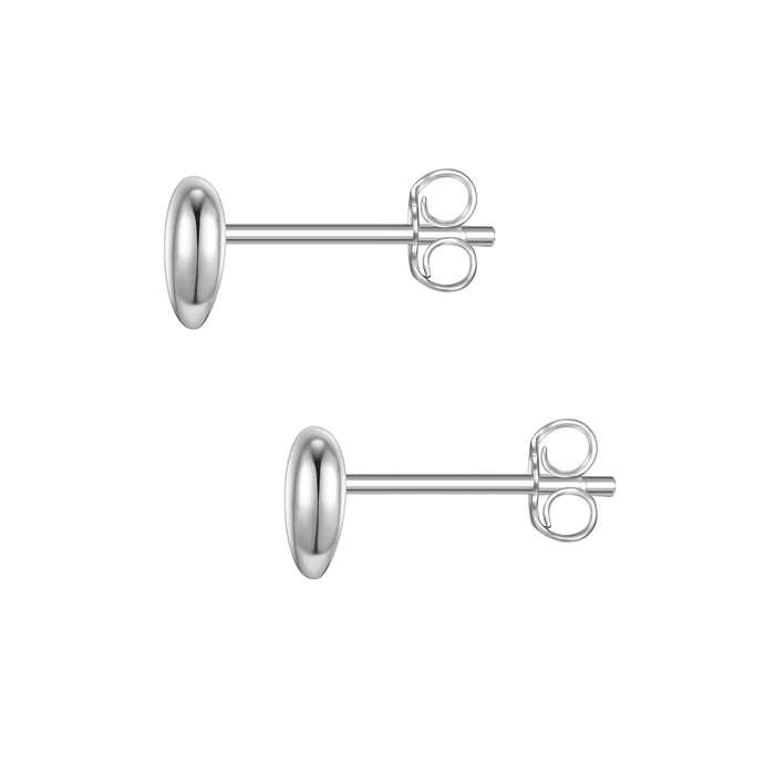 Herz-Ohrstecker gewölbt