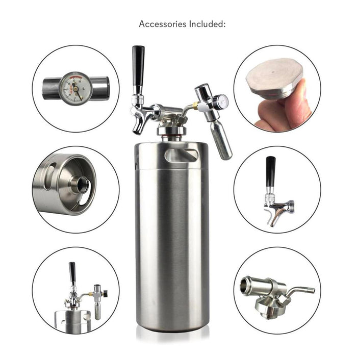 Homebrew Mini Keg System, 128 Oz.