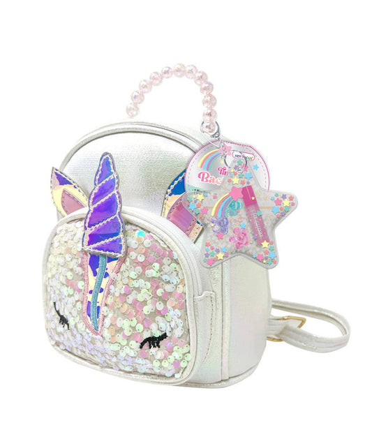 Hot Focus Unicorn - Tiny Mini Backpack