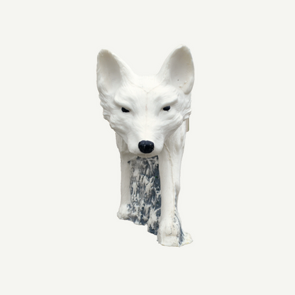 IBB 3D Tier schnurrender Polarfuchs