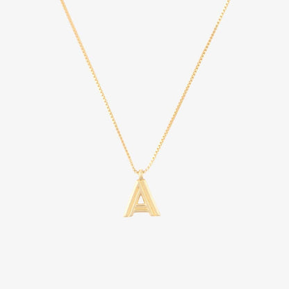 Initial Pendant Necklace