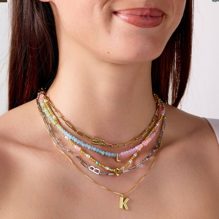 Initial Pendant Necklace