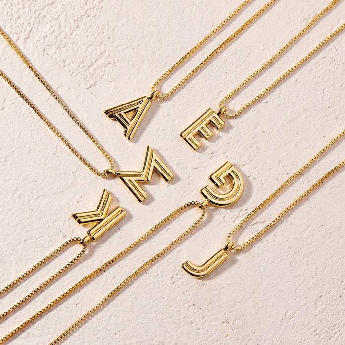 Initial Pendant Necklace