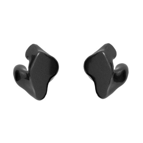 Image of Black ISO-Ultra Solid Custom Earplugs for Maximum Hearing Protection.