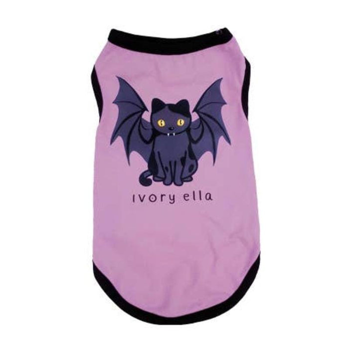 Barker's Bowtique - Home to Hip Doggie & Max's Closet dog apparel XS Ivory Ella Halloween Bat Pet Tank