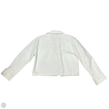 Jacket Denim By Nine West In Cream Denim, Size: S