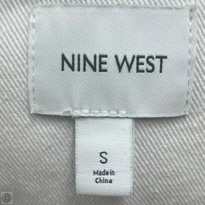 Jacket Denim By Nine West In Cream Denim, Size: S