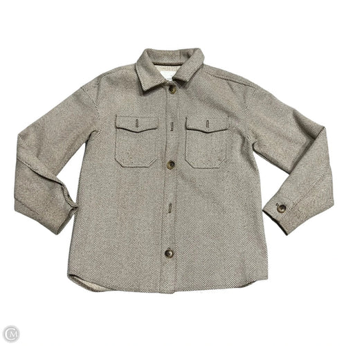 Jacket Other By Avec Les Filles In Brown & Cream, Size: S