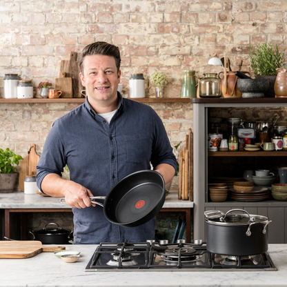 Jamie Oliver by Tefal Cooks Classic Non-Stick Induction Hard Anodised Frypan 30cm