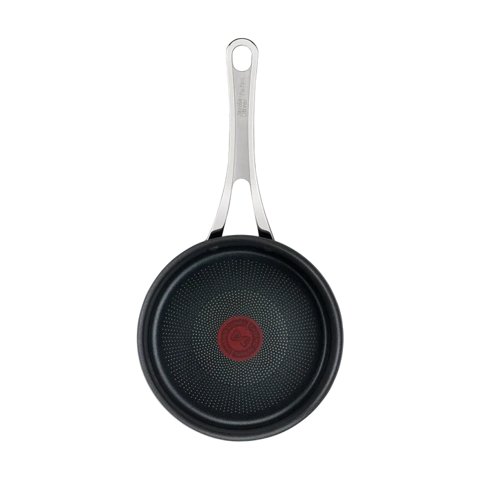 Jamie Oliver by Tefal Cooks Classic Non-Stick Induction Hard Anodised Saucepan + Lid 18cm interior non-stick coating