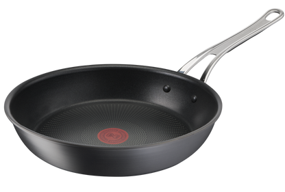 Jamie Oliver by Tefal Cooks Classic Non-Stick Induction Hard Anodised Twinpack Frypan Set 24/28cm