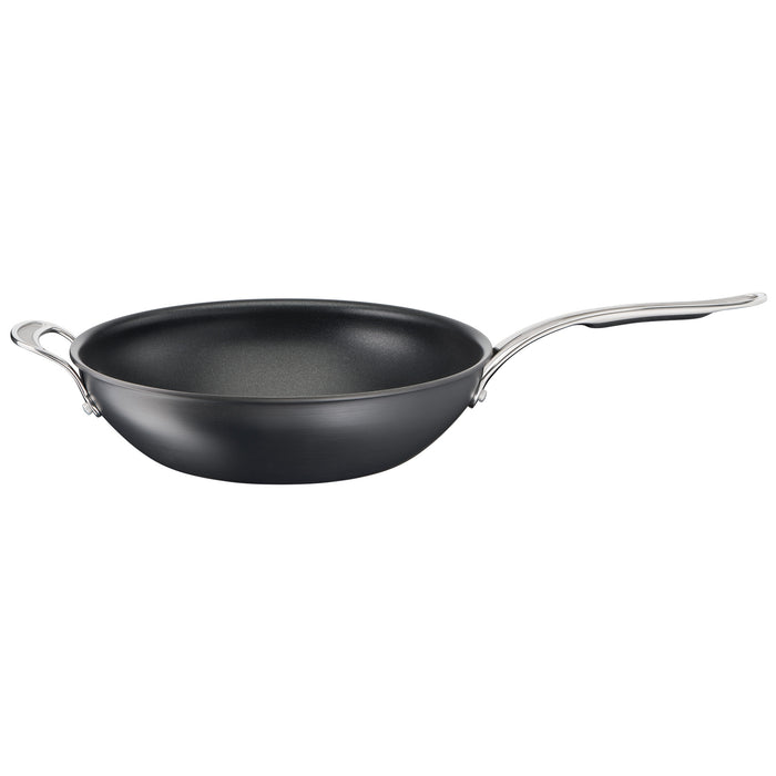 Jamie Oliver by Tefal Cooks Classic Non-Stick Induction Hard Anodised Wok 30cm