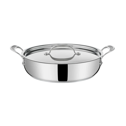 Jamie Oliver by Tefal Cooks Classic Stainless Steel Non-stick Induction Shallowpan 30cm + Lid