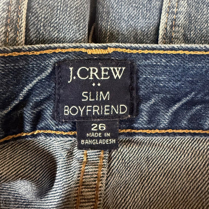 Jeans Boyfriend By J. Crew In Blue Denim, Size: 2