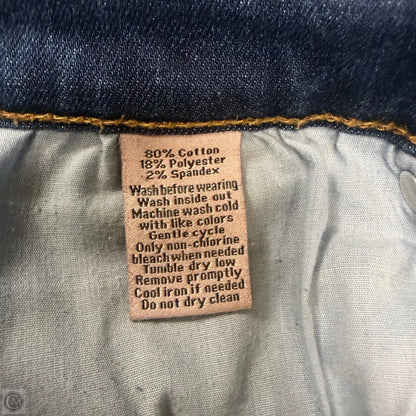 Jeans Cropped By Juicy Couture In Blue Denim, Size: 10