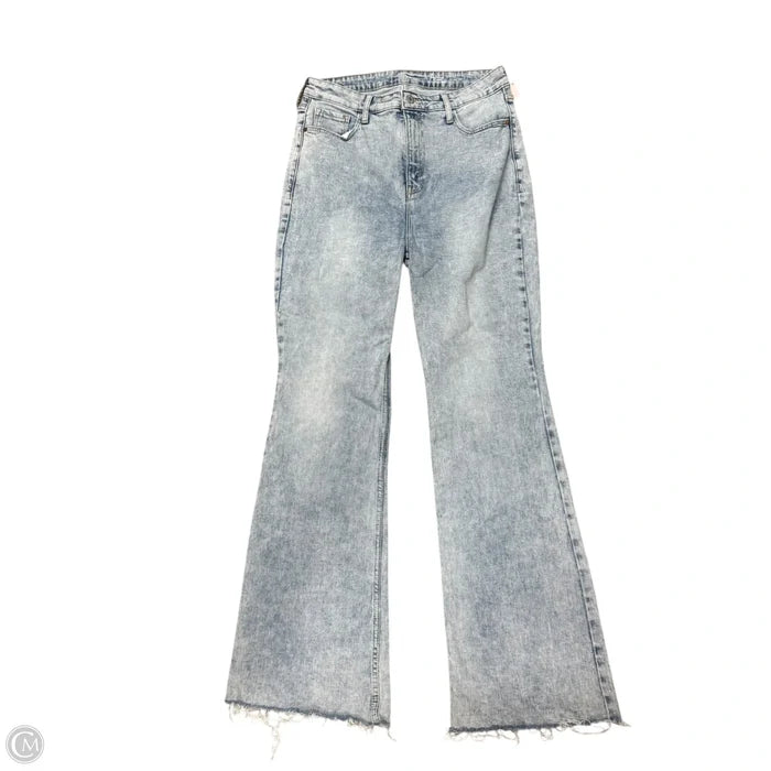 Jeans Flared By Old Navy In Blue Denim, Size: 12