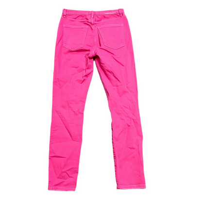 Jeans Skinny By Current Elliott In Pink Denim, Size: 4
