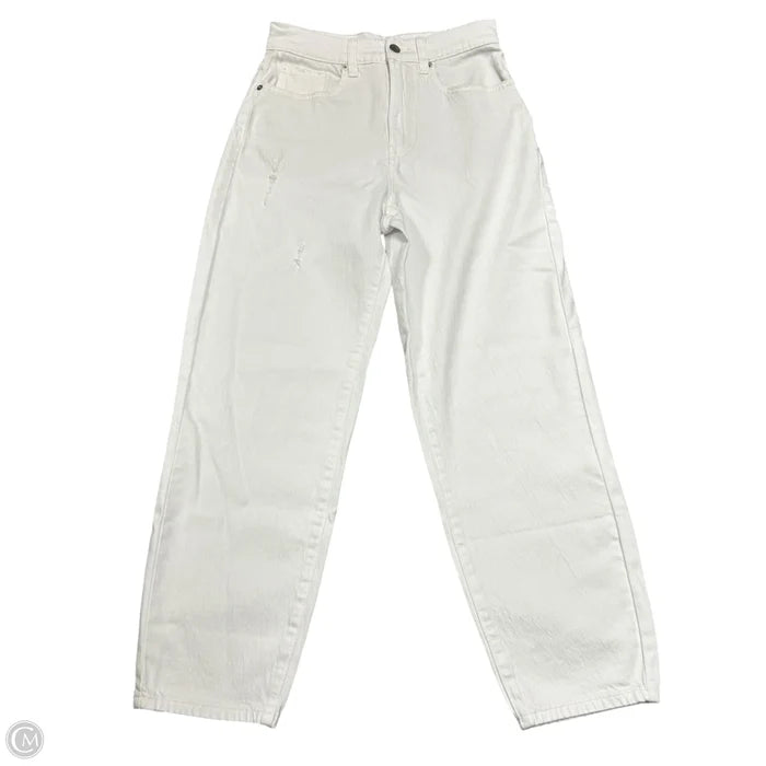 Jeans Straight By Evereve In White, Size: 2
