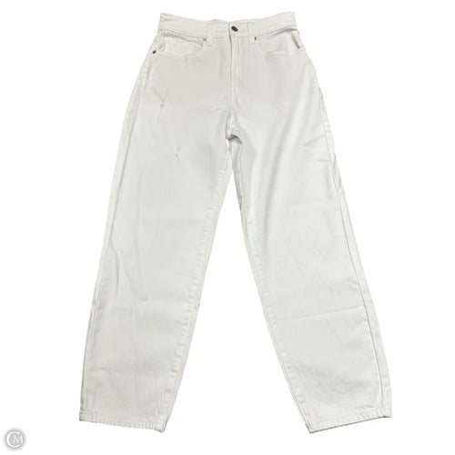 Jeans Straight By Evereve In White, Size: 2