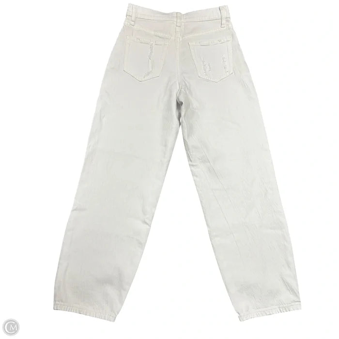 Jeans Straight By Evereve In White, Size: 2