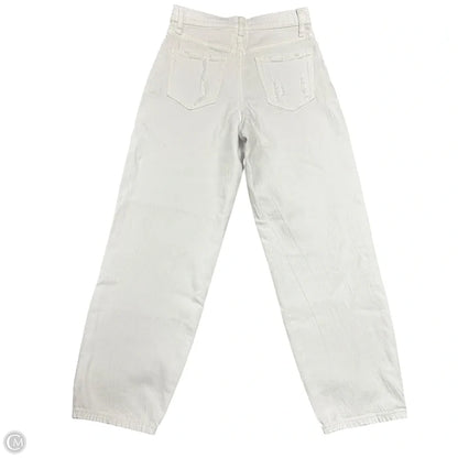 Jeans Straight By Evereve In White, Size: 2