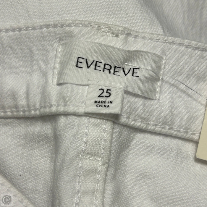 Jeans Straight By Evereve In White, Size: 2