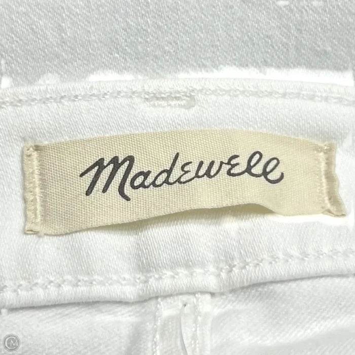Jeans Straight By Madewell In White Denim, Size: 0