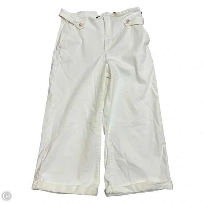 Jeans Wide Leg By Maeve In Cream Denim, Size: 14