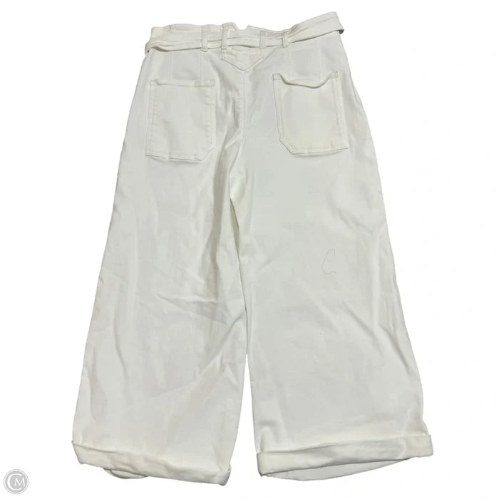 Jeans Wide Leg By Maeve In Cream Denim, Size: 14