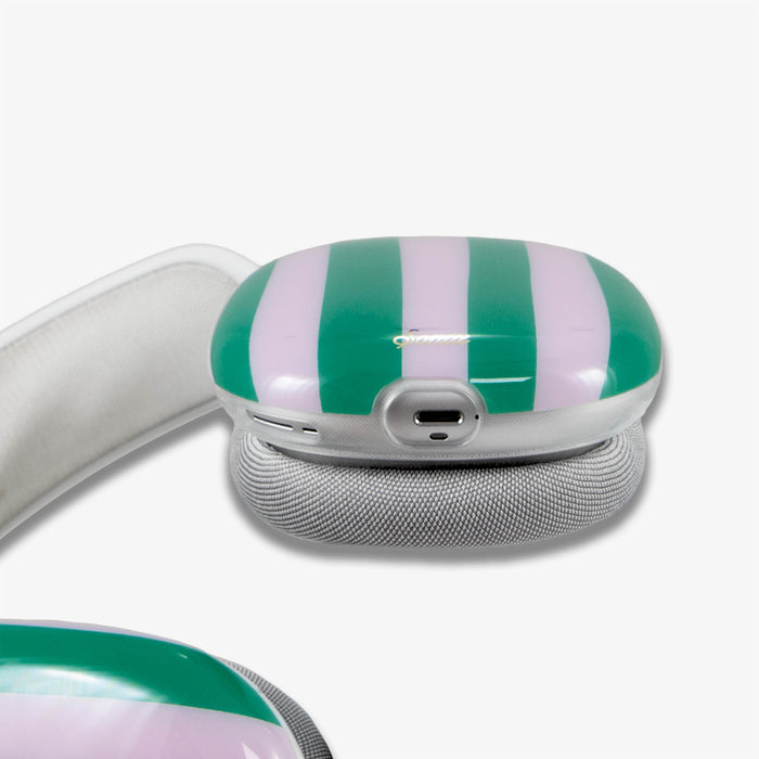 Jelly Stripe AirPods Max Cover - Pink / Green