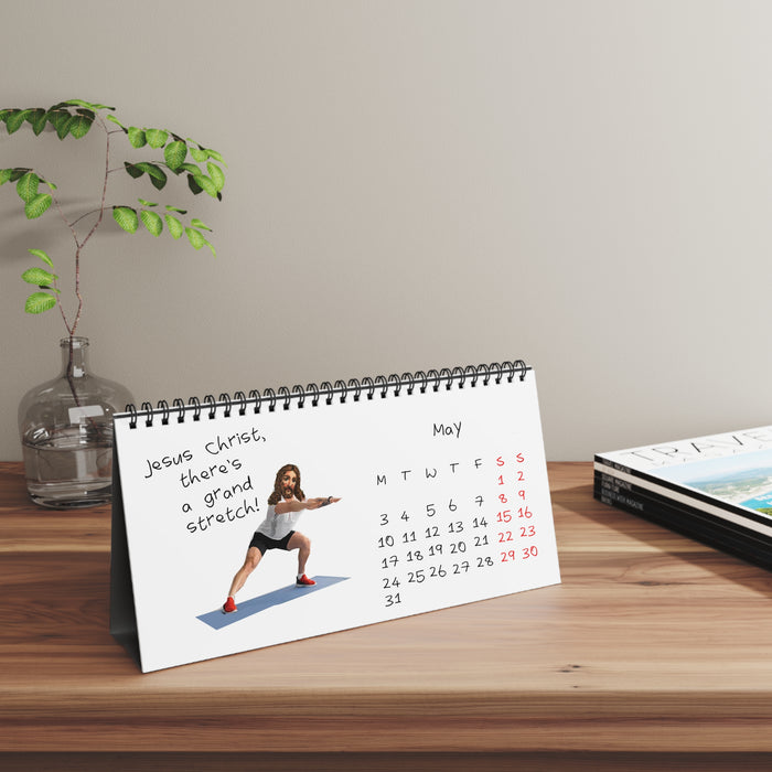 Jesus Christ WHAT A YEAR Calendar 2027 © Desktop