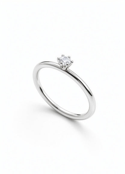 Julie 0,10 ct diamantring, Vigsel / Förlovningsring | I lager