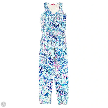 Jumpsuit Designer By Lilly Pulitzer In Blue & Pink, Size: Xs