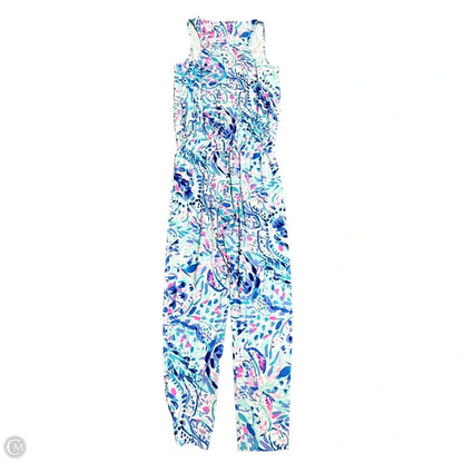 Jumpsuit Designer By Lilly Pulitzer In Blue & Pink, Size: Xs