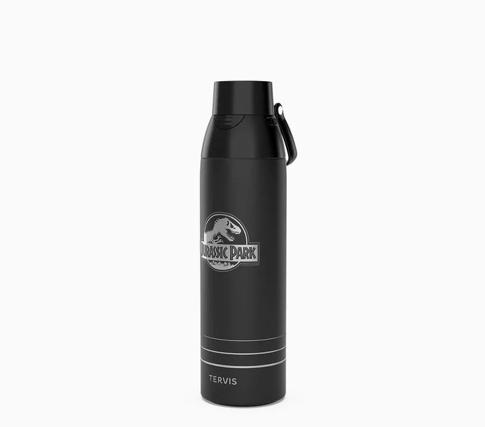 Jurassic Park - Logo Engraved on Onyx Stainless Steel Tumbler