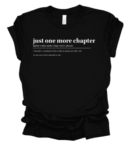 Just one more chapter definition