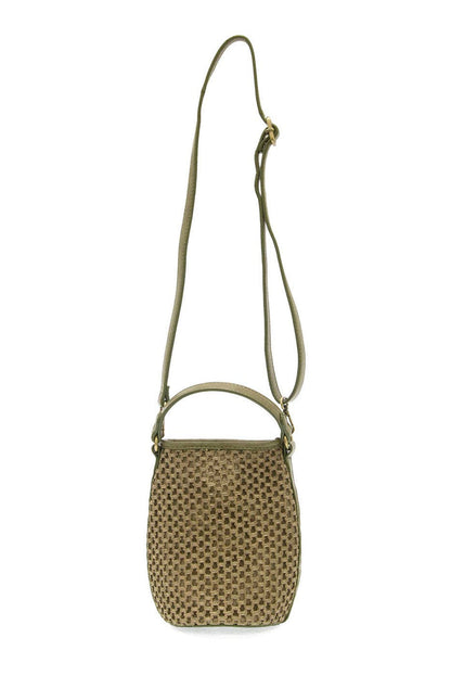 Kaia Open Weave Bucket Crossbody