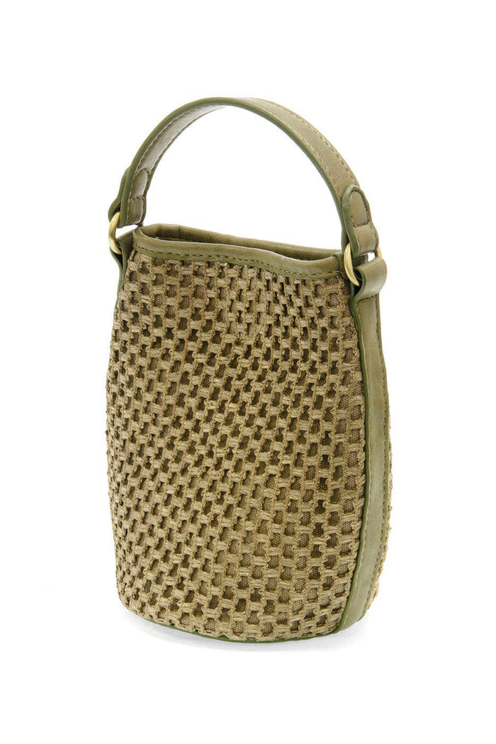 Kaia Open Weave Bucket Crossbody
