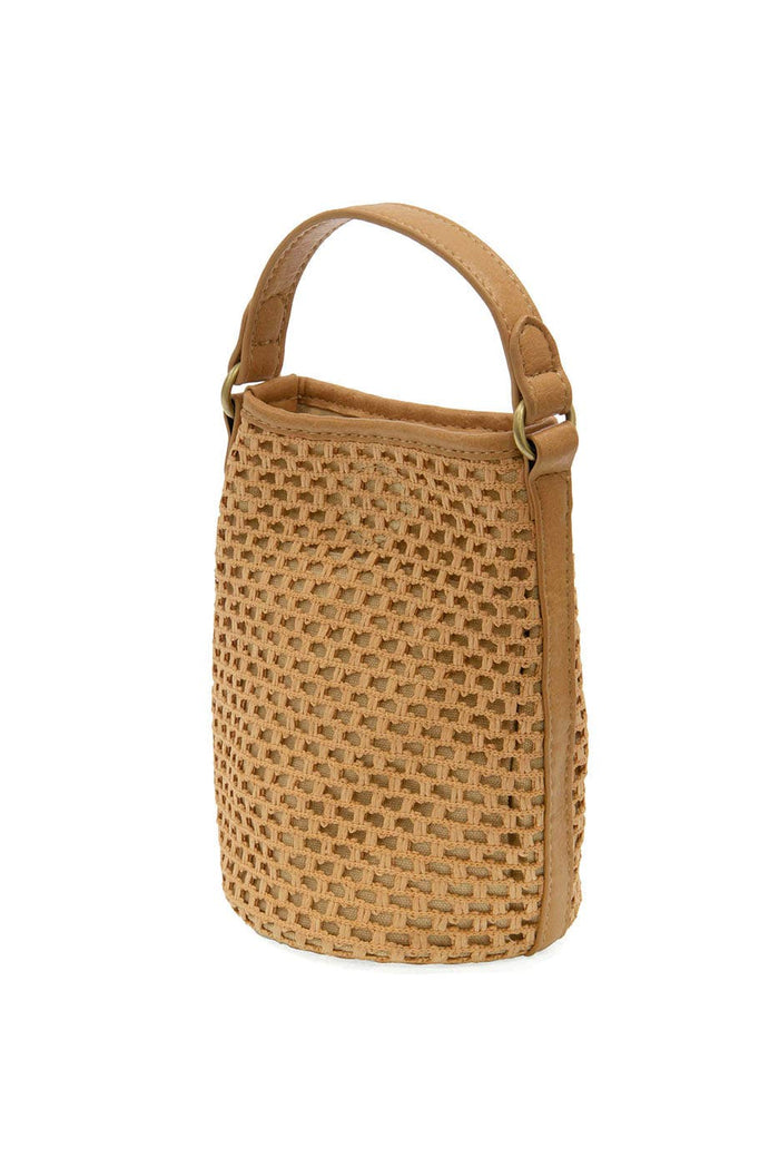 Kaia Open Weave Bucket Crossbody