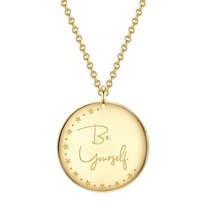 Kette BE YOURSELF gelbgold