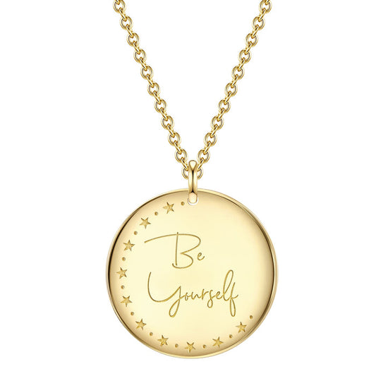 Kette BE YOURSELF gelbgold