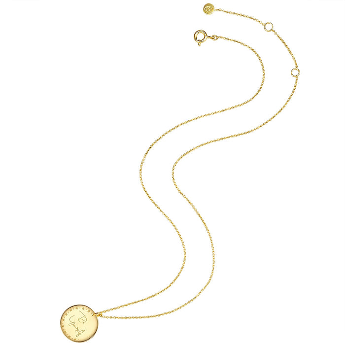 Kette BE YOURSELF gelbgold