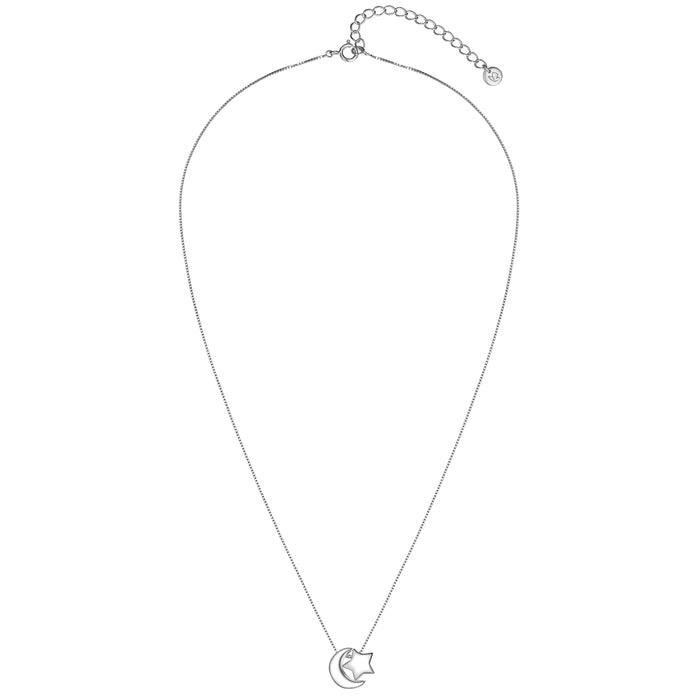 Kette mit Anhänger Mond/Sterne