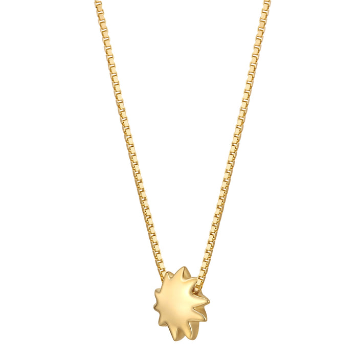 Kette mit Anhänger Sonne gold